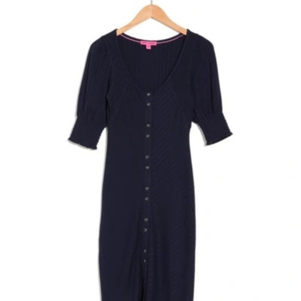 BETSEY JOHNSON Short Sleeve Maxi Dress